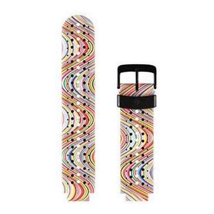 Silicone Sport Watch Band for Garmin Forerunner 235(Colorful Light)