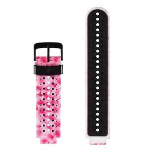 Silicone Sport Watch Band for Garmin Forerunner 235(Pink)