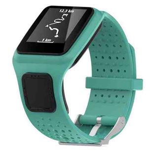 Silicone Sport Watch Band for TomTom 1 Series Runner / Cardio(Mint Green)