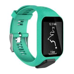 Silicone Sport Watch Band for Tomtom Runner 2/3 Series (Mint Green)