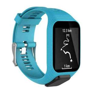 Silicone Sport Watch Band for Tomtom Runner 2/3 Series (Sky Blue)