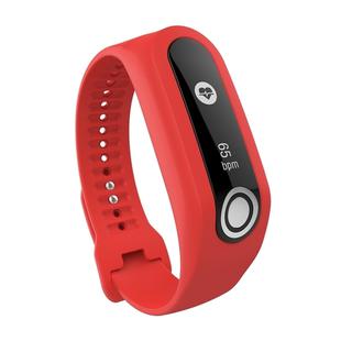 Silicone Sport Watch Band for TomTom Touch(Red)