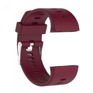 Silicone Sport Watch Band for POLAR V800(Wine Red)