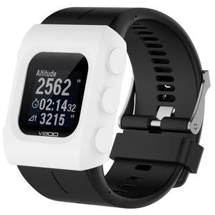 Solid Color Silicone Watch Protective Case for POLAR V800(White)