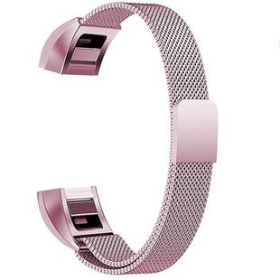 Stainless Steel Magnet Watch Band for FITBIT Alta,Size:Small,130-170mm(Cherry Gold)