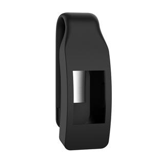 Smart Watch Silicone Clip Button Protective Case for Fitbit Inspire / Inspire HR / Ace 2(Black)