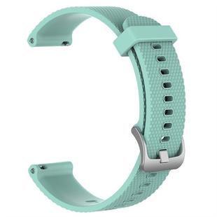 Smart Watch Silicone Watch Band for POLAR Vantage M 22cm(Mint Green)
