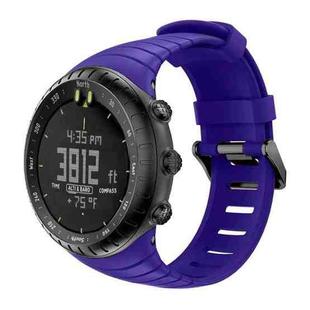 Smart Watch Silicone Watch Band for Suunto Core(Purple)