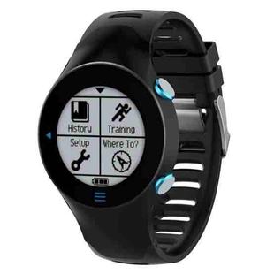 Smart Watch Silicone Watch Band for Garmin Forerunner 610(Black)