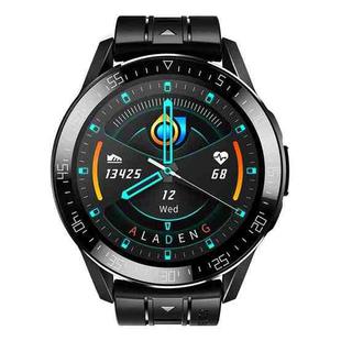 GT2 1.3 inch Full-fit Round Screen Smart Watch, Support Bluetooth Call / Heart Rate Monitor / Temperature Monitoring, Style: Steel Strap(Black)