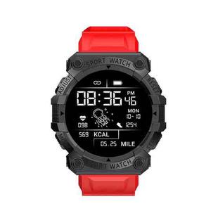 FD68S 1.44 inch Color Roud Screen Sport Smart Watch, Support Heart Rate / Multi-Sports Mode(Red)