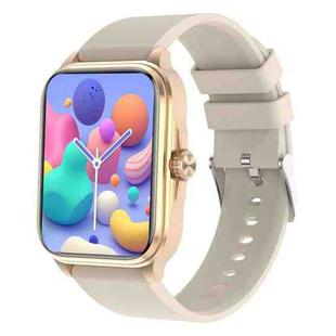 T90 1.91 inch IPS Screen IP67 Waterproof Smart Watch, Support Bluetooth Call / Non-invasive Blood Sugar (Beige)