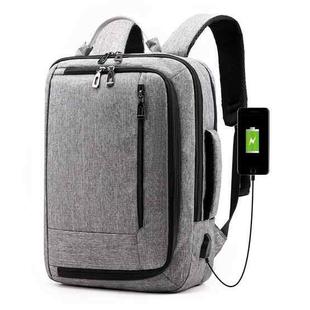 cxs-620 Multifunctional Oxford Laptop Bag Backpack (Light Grey)
