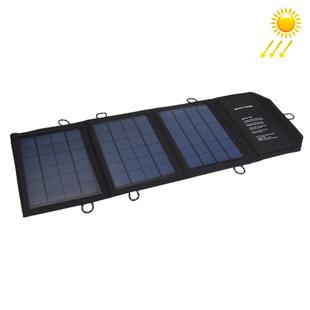 10.5W 2.1A Max 2 Output Ports Portable Folding Solar Panel Charger Bag for Samsung / HTC / Nokia / Mobile Phones / Other Devices