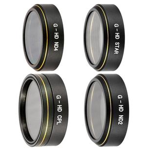 4 in 1 HD Drone Star Effect + ND2 + ND4 + CPL Lens Filter Kits for DJI Phantom 4 Pro