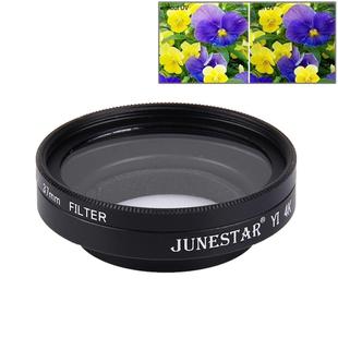 JUNESTAR for Xiaomi Xiaoyi Yi II 4K Sport Action Camera Proffesional 37mm UV Filter + Lens Protective Cap