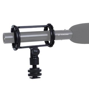 BOYA BY-C04 Camera Microphone Shockmount with Hot Shoe Mount for PVM1000 PVM1000L Microphone(Black)