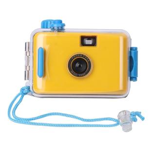 SUC4 5m Waterproof Retro Film Camera Mini Point-and-shoot Camera for Children (Yellow)