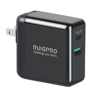 RUIGPRO 5V 3A QC 3.0 + PD Quick Charger Power Adapter for DJI OSMO Action, US Plug