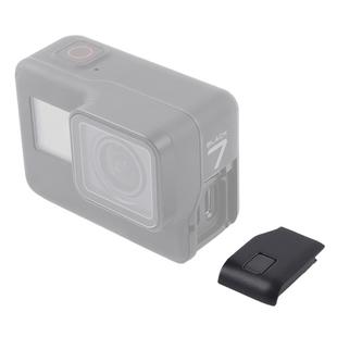 For GoPro HERO7 White / Silver Side Interface Door Cover Repair Part(Black)
