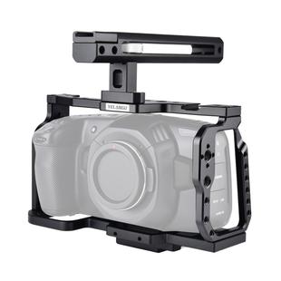 YELANGU C9-A YLG0911A Handle Video Camera Cage Stabilizer for DJI BMPCC 4K(Black)