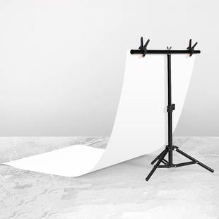 70x75cm T-Shape Photo Studio Background Support Stand Backdrop Crossbar Bracket Kit with Clips, No Backdrop