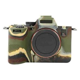 For Sony ILCE-7RM5 / Alpha 7R V Soft Silicone Protective Case (Camouflage)