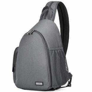 CADeN D17-1 Multifunction Waterproof Nylon Shockproof Scratch-Resistant Messenger Single / Shoulders Bag Backpack Outdoor SLR Camera Photography Backpack Bag (Grey)