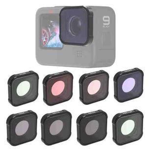 JSR KB Series STAR+MCUV+NIGHT+Diving Red+Diving Pink+ND8+ND16+ND32 Lens Filter for GoPro HERO10 Black / HERO9 Black