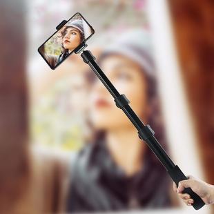 BEXIN P-264L Portable Outdoor Photography Camera Aluminum Alloy Hand-held Lamp Stand Monopod (Black)