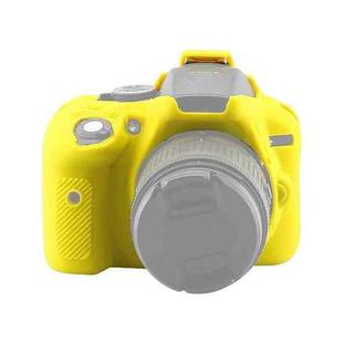 Soft Silicone Protective Case for Nikon D5300(Yellow)