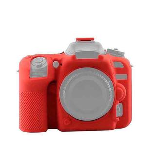 Soft Silicone Protective Case for Nikon D7500(Red)