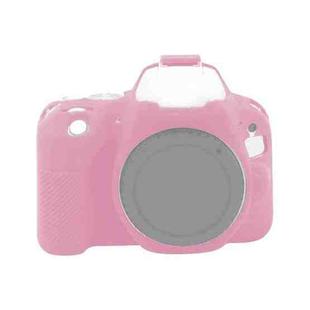 For Canon EOS 200D / EOS 200D Mark II Soft Silicone Protective Case(Pink)