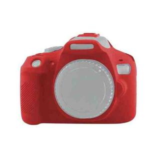 Soft Silicone Protective Case for Canon EOS 2000D (Red)