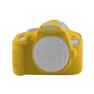 Soft Silicone Protective Case for Canon EOS 2000D (Yellow)