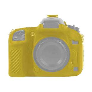 For Nikon D600 / D610 Soft Silicone Protective Case(Yellow)