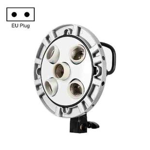 Godox TL-5 5 in 1 E27 Socket Tricolor Bulb Light Lamp Head Mount(EU Plug)