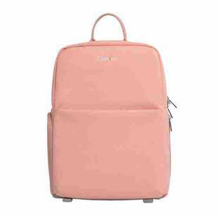 CADeN Camera Layered Laptop Backpacks Large Capacity Shockproof Bags, Size: 42 x 17 x 30cm (Pink)