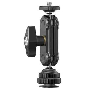 Ulanzi R098 Double Ball Heads Adjustable Magic Arm with Cold Shoe Mount 1/4 inch Screw