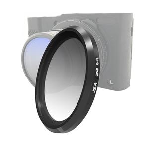 JSR Gradient Colored Lens Filter for Panasonic LUMIX LX10(Gradient Grey)