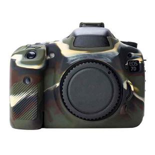 Soft Silicone Protective Case for Canon EOS 7D (Camouflage)