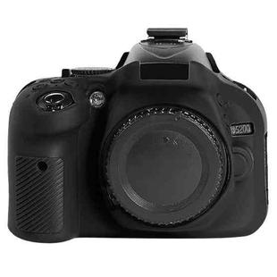 Soft Silicone Protective Case for Nikon D5200 (Black)