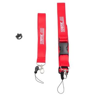STARTRC Hand Strap Hanging Wrist Strap Lanyard With 1/4 Screw for DJI Osmo Action / Insta360 ONE X(Red)