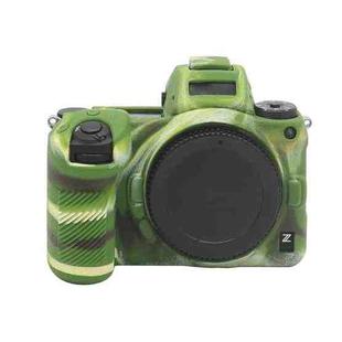 For Nikon Z7 II Soft Silicone Protective Case (Camouflage)