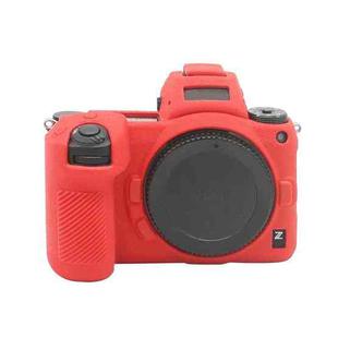 For Nikon Z7 II Soft Silicone Protective Case (Red)