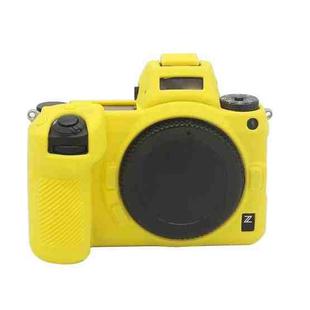 For Nikon Z7 II Soft Silicone Protective Case (Yellow)