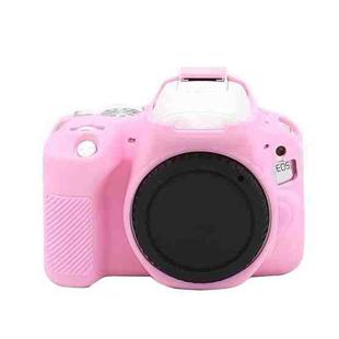 For Canon EOS 250D Soft Silicone Protective Case (Pink)