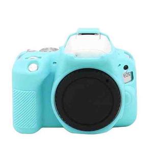 For Canon EOS 250D Soft Silicone Protective Case (Blue)