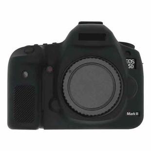 For Canon EOS 5DS Soft Silicone Protective Case (Black)