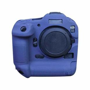 For Canon EOS R3 Soft Silicone Protective Case (Blue)